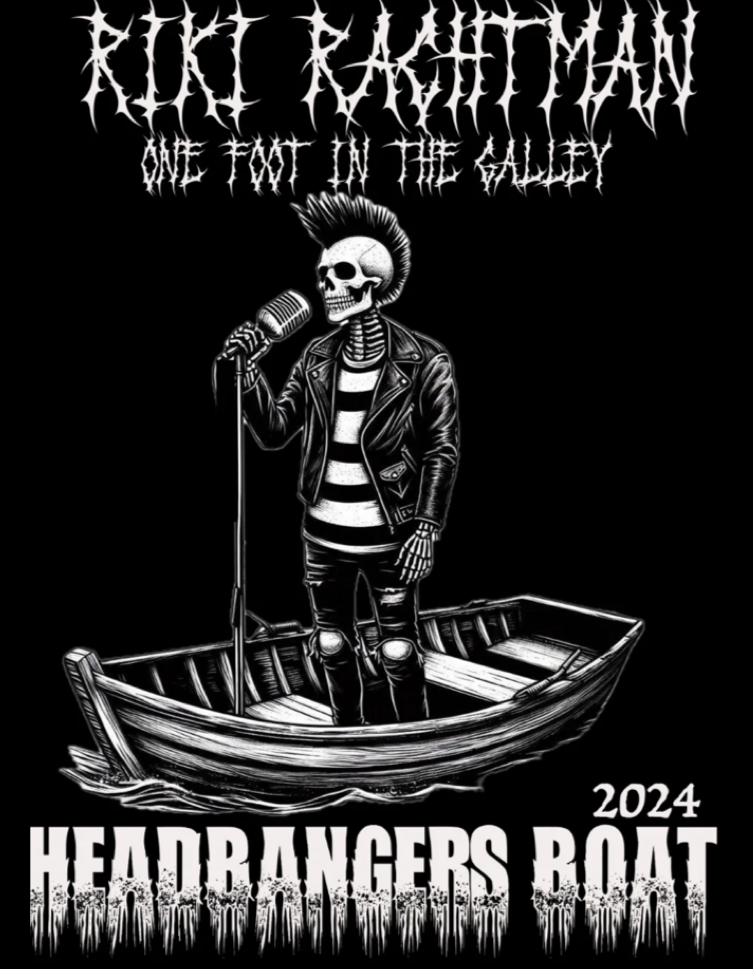 RIKI RACHTMAN Headbangers Boat 2024 One Foot In The Galley T-shirt