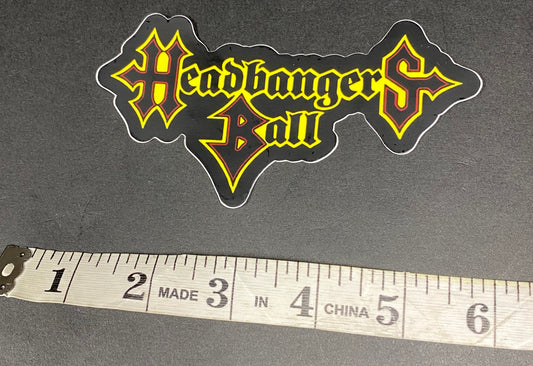 HEADBANGERS BALL STICKER  (diecut vinyl)