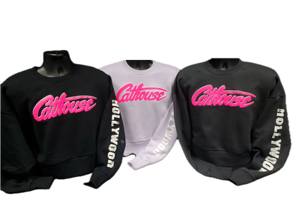 NEW WOMENS CATHOUSE  VIP CUT SWEATSHIRT