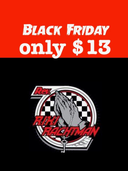 ON SALE Black REV. Riki Rachtman T-Shirt